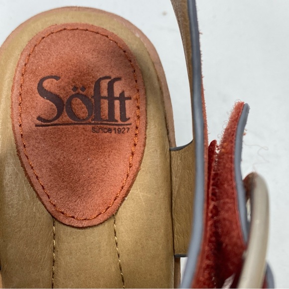 SOFFT Women's SZ 8M Coral 2.5 inch Wedge Sandals - Picture 6 of 7